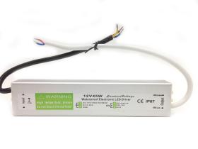 Led transformador de 45w Led Controlador de Led de fuente de alimentaciÃ³n de 12v DC Para la Tira de la Tira