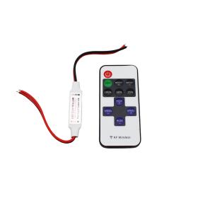 Controller Centralina RF Wireless DIMMER 12/24v Con Telecomando per STRISCIA
