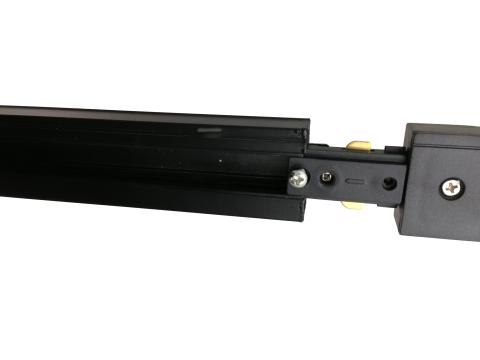 Binario LED Monofase 1.5M Nero per faretto binario 220V BIN-MONO-1.5M-NERO