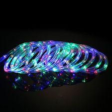 Bobina 50 metri TUBO LED luminoso multicolor 220v IP65 LUCE FISSA 2pin
