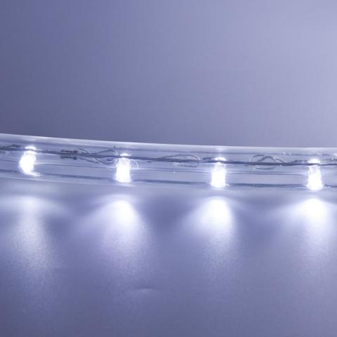 Bobina 50 metri TUBO LED luminoso luce bianca 220v IP65 LUCE FISSA 2pin
