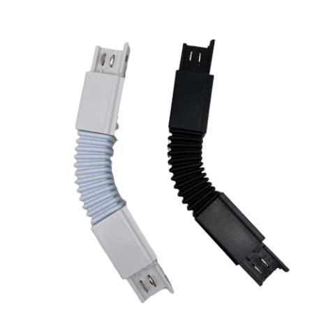Connettore Snodabile 360Â° Binario Trifase LED Bianco/Nero A31-TRI-360