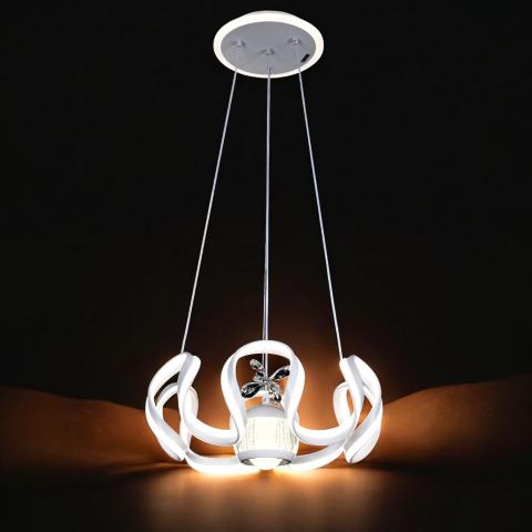 Fascino Moderno Lampadario 160w LED a Sospensione in Tre Varianti di Colore LA4