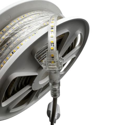 Bobina de Tira LED 50m Slim 220V 400W IP65 Ideal para IluminaciÃ³n Exterior