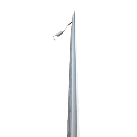 Due Pannelli LED 60W 220V 120x30 cm Bordo Bianco Luce Switch 3000K-4200K-6400K