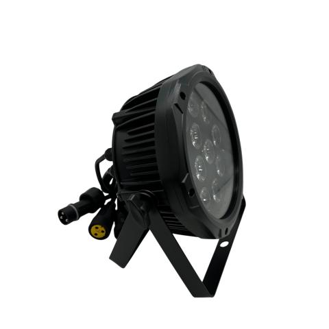 Faro LED impermeabile Testa Mobile 70W IP65 - 12 LED RGB con Controllo DMX512