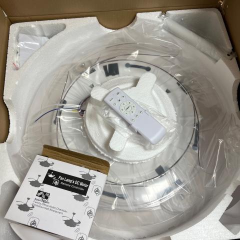 LED-DECKENVENTILATOR MIT STERNENEFFEKT 120W LICHT 3000K-4200K-6400K