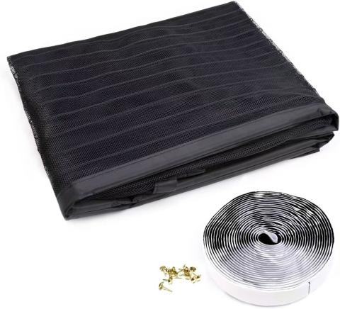 Zanzariera Magnetica Misure varie Porta Finestra AntiInsetti Chiusura Auto nero