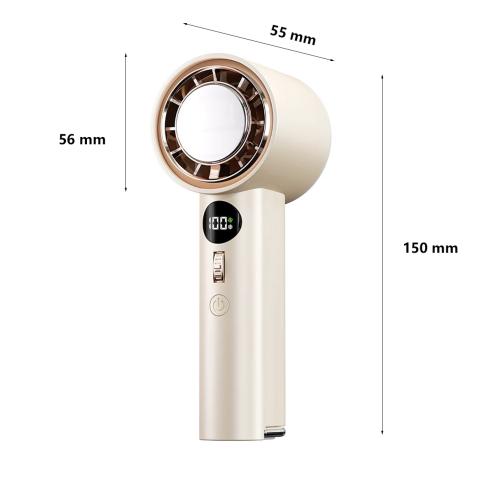 Tragbarer wiederaufladbarer Ventilator mit Eiseffekt