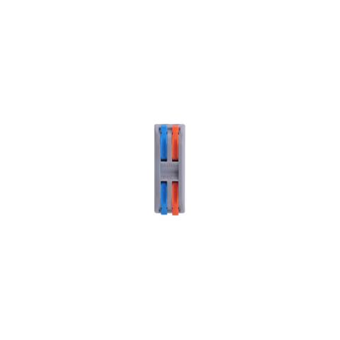 Connettore rapido universale 2 vie 2 poli 32A 400V IP20 bloccaggio a levette