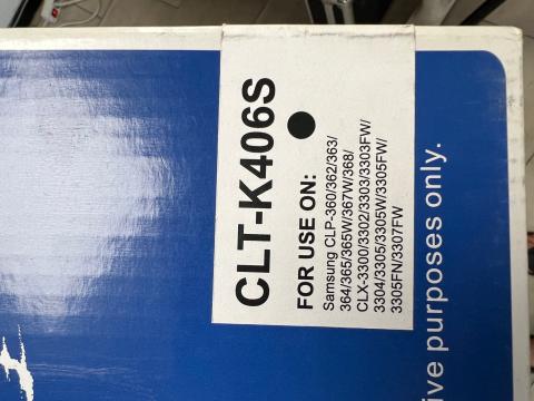 Toner Compatibile Samsung CLT-K406S Nero Per CLP-360 CLX-3305 Xpress