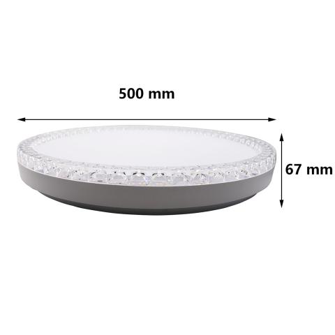 Plafoniera LED a Soffitto 80W Rotonda Sfavillante Switch 3000k-4200k-6400k