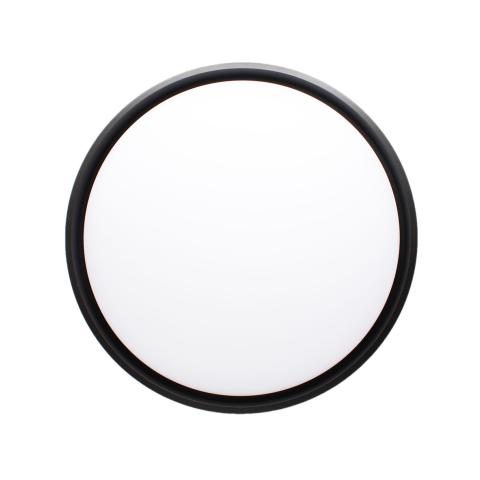 Plafoniera LED a Soffitto 80W Rotonda Bordo Nero Switch 3000k-4200k-6400k
