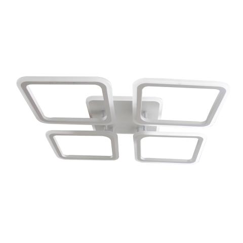 Lampadario Plafoniera 62W LED Moderna a Quattro Moduli Quadrati 4200K V635
