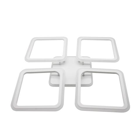 Lampadario Plafoniera 62W LED Moderna a Quattro Moduli Quadrati 4200K V635