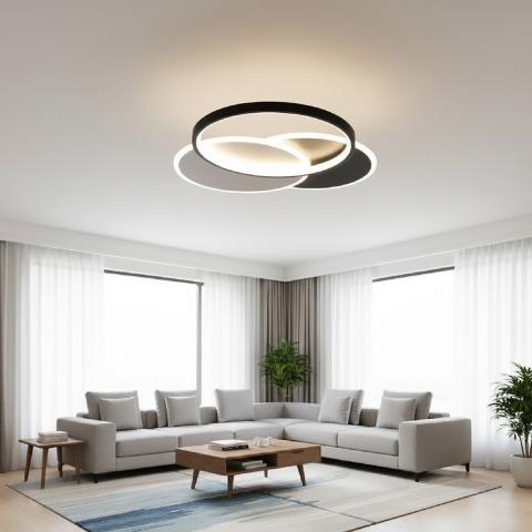Lampadario Plafoniera 70W LED Moderna Design Switch V638 con telecomando