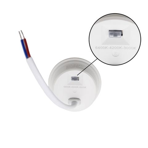 Faretto LED 7W 220v Rotondo Bianco Switch Adatto a Tutte le Ghiere GU10