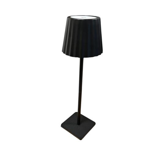 Lampada da Tavolo Nero Portatile senza fili batteria ricaricabile Touch Switch