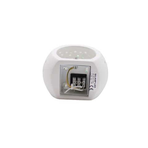 Applique da Parete GESSO Traforata Doppia Luce attacco G9 LAMPADINA NON INCLUSA
