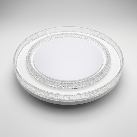 Plafoniera a Soffitto LED 48W Brillante Rotonda 50cm Switch 3000k-4200k-6400k