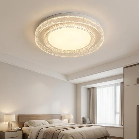 Plafoniera a Soffitto LED 48W Brillante Rotonda 50cm Switch 3000k-4200k-6400k
