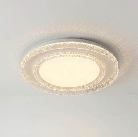 Plafoniera a Soffitto LED 48W Brillante Rotonda 50cm Switch 3000k-4200k-6400k