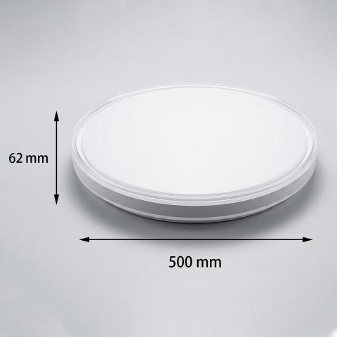 Plafoniera a Soffitto LED 48W Eleganza Rotonda 50cm Switch 3000k-4200k-6400k