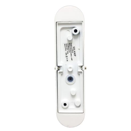 Lampada applique LED 10w semiluna rifinitura bianco doppio fascio