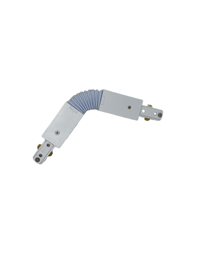 Connettore Snodabile per Binario MONOFASE Led Colore Bianco/Nero A30-MONO-360