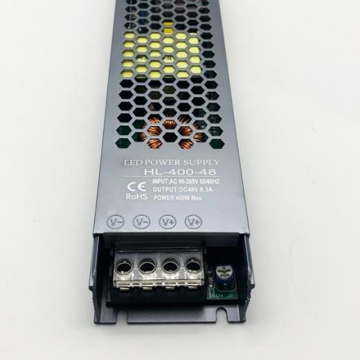 Kit de Transformador LED 400W 48v con Conector de Cable Desnudo para Riel MagnÃ©tico