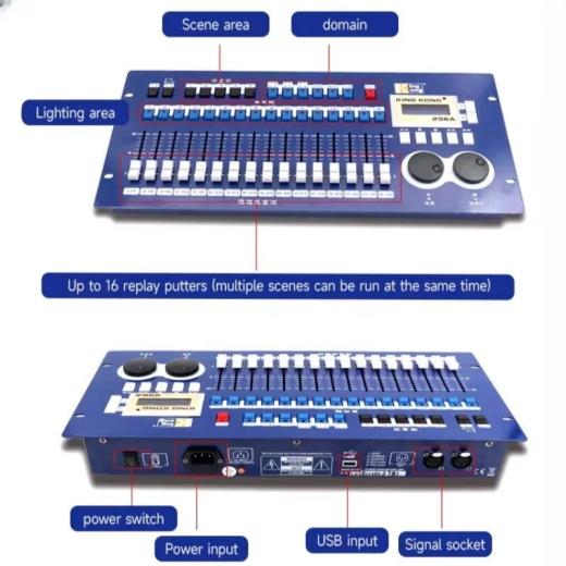 Night Club DMX512 Controller Professionale Consolle Luci per Disco Palco e Party