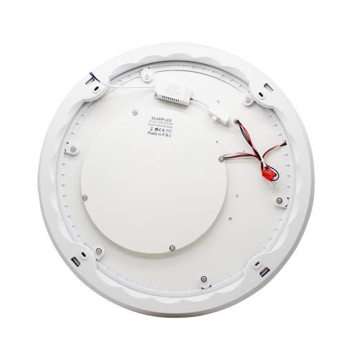 Plafoniera a Soffitto LED 72W Rotonda Foglie Switch 3000k-4200k-6400k