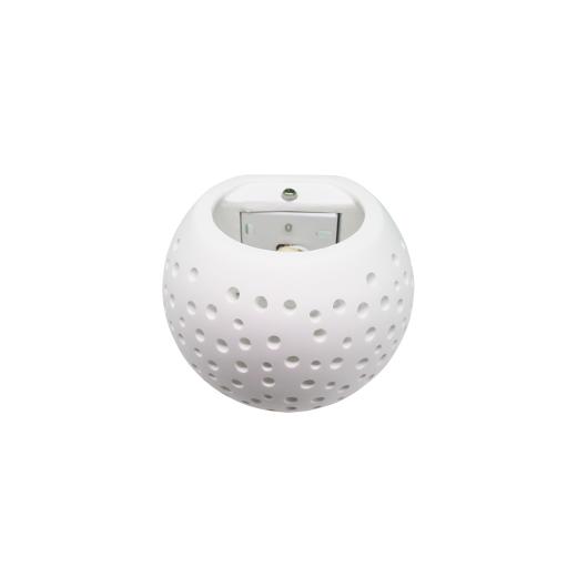 Applique da Parete GESSO Traforata Doppia Luce attacco G9 LAMPADINA NON INCLUSA
