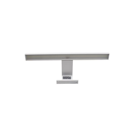 APPLIQUE LED 9W DA BAGNO QUADRO SPECCHIO BIANCO SILAMP B120-9W