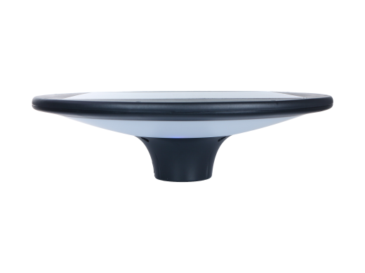Ufo solare LED 100w con pannello fotovoltaico sensore e telecomando luce Switch