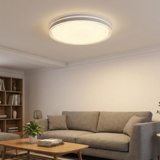 Plafoniera a Soffitto LED 48W Eleganza Rotonda 50cm Switch 3000k-4200k-6400k