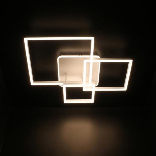 Lampadario Plafoniera Quadrata 70W LED Moderna Design Switch V640