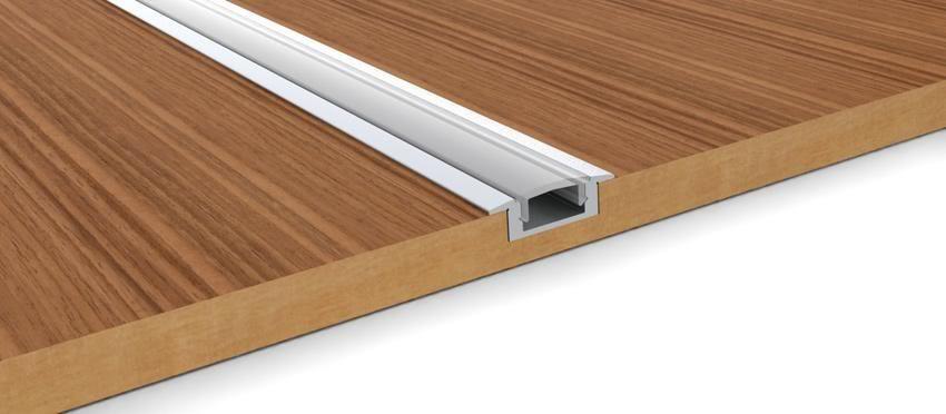 Profil fÃ¼r led Streifen 1m LEISTE-einbau-Aluminium-Abdeckung Matt