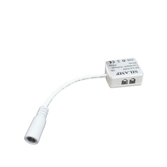 Connettore morsetto 12v per barre LED con striscia LED integrata 4 entrate 12v