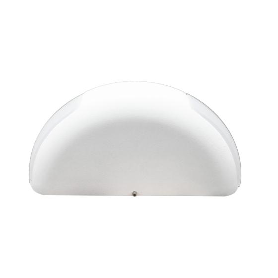 Lampada applique LED 10w semiluna rifinitura bianco doppio fascio