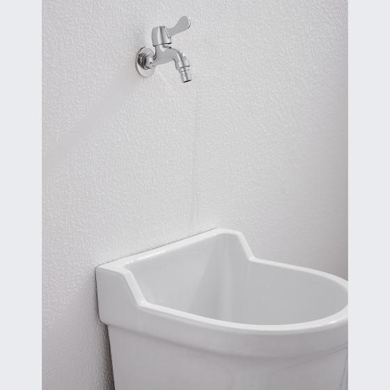 Rubinetto a muro da 1/2 pollici acqua fredda per giardino in ottone T007-117