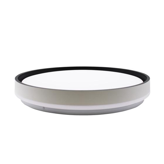 Plafoniera LED a Soffitto 80W Rotonda Bordo Nero Switch 3000k-4200k-6400k