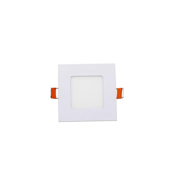 Faretto LED Incasso 3W Quadrato slim 83mm Switch 3000-4200-6400k F.I.72-80mm