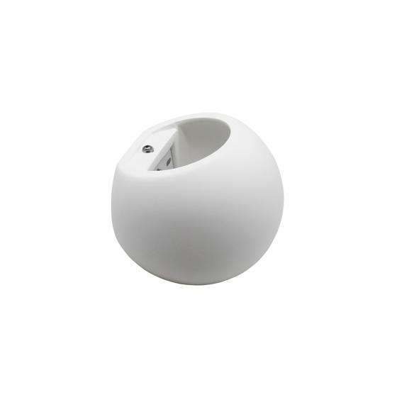 Applique da Parete in GESSO Bianco Doppia Luce attacco G9 LAMPADINA NON INCLUSA