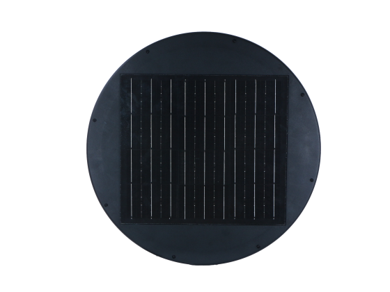 Ufo solare LED 100w con pannello fotovoltaico sensore e telecomando luce Switch