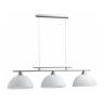 Lampadario a sospensione design da soffitto per salone, cucina 3 coppe in vetro